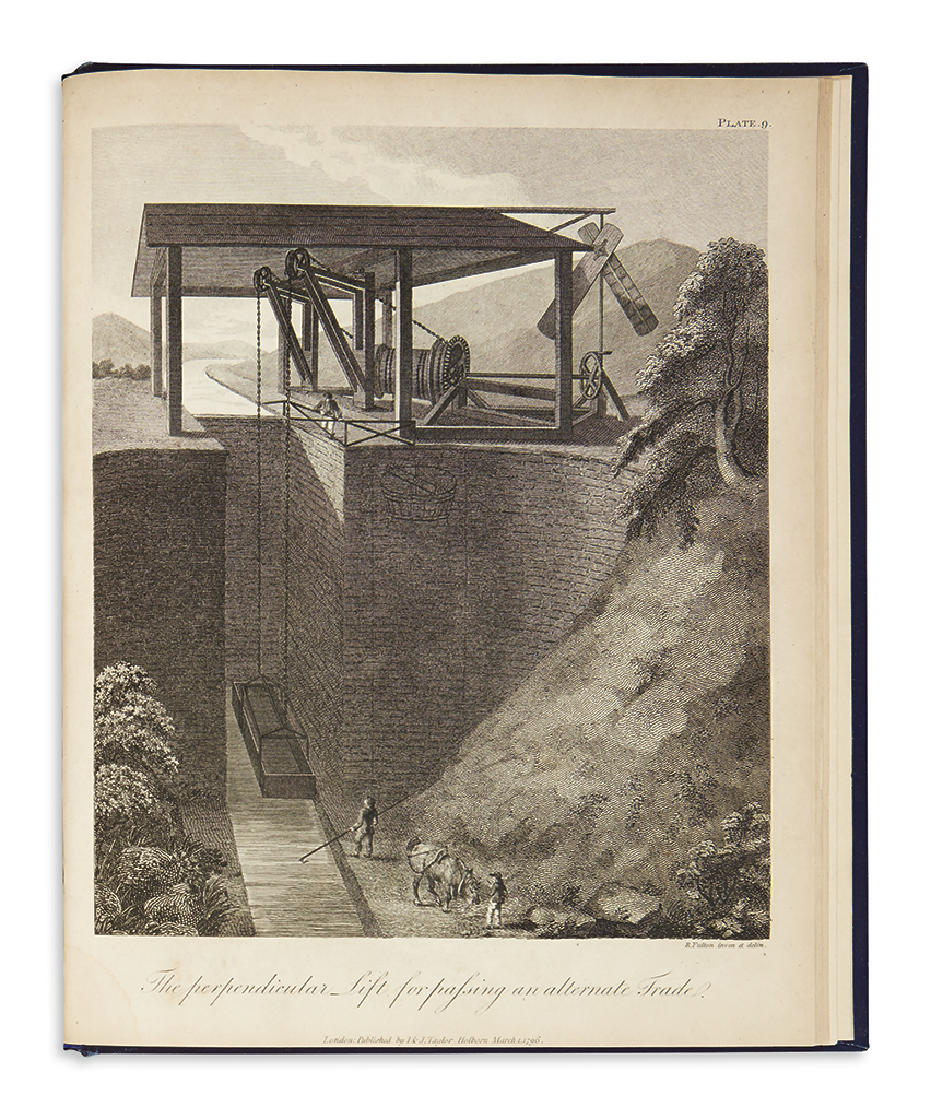 (SCIENCE AND ENGINEERING.) Fulton, Robert. A Treatise on the Improvement of Canal Navigation.